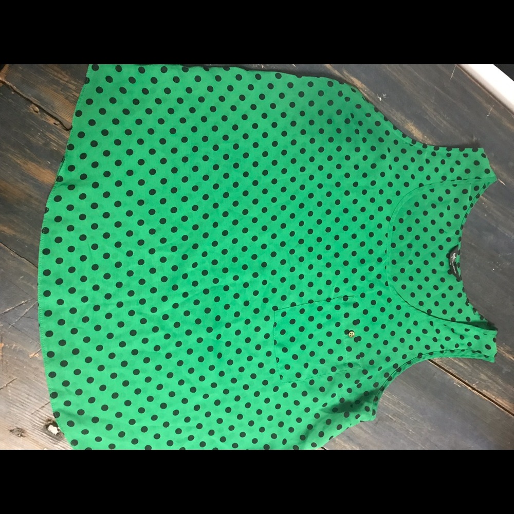 Polka dot tank